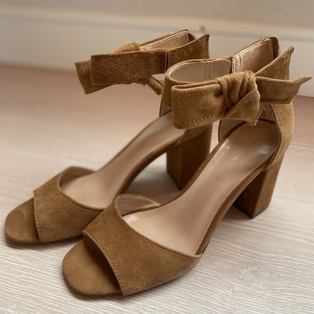 Tommy Hilfiger Suede Block Heels